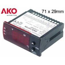 Controler electronic / termostat digital 12/24Vac/Vdc 2 relee 1 sonda NTC/PTC/Pt100/TC(J,K)/mA  AKO-D14724  #379926 